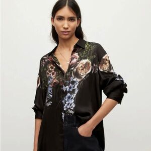 ALLSAINTS Bernie Sabrina button down shirt